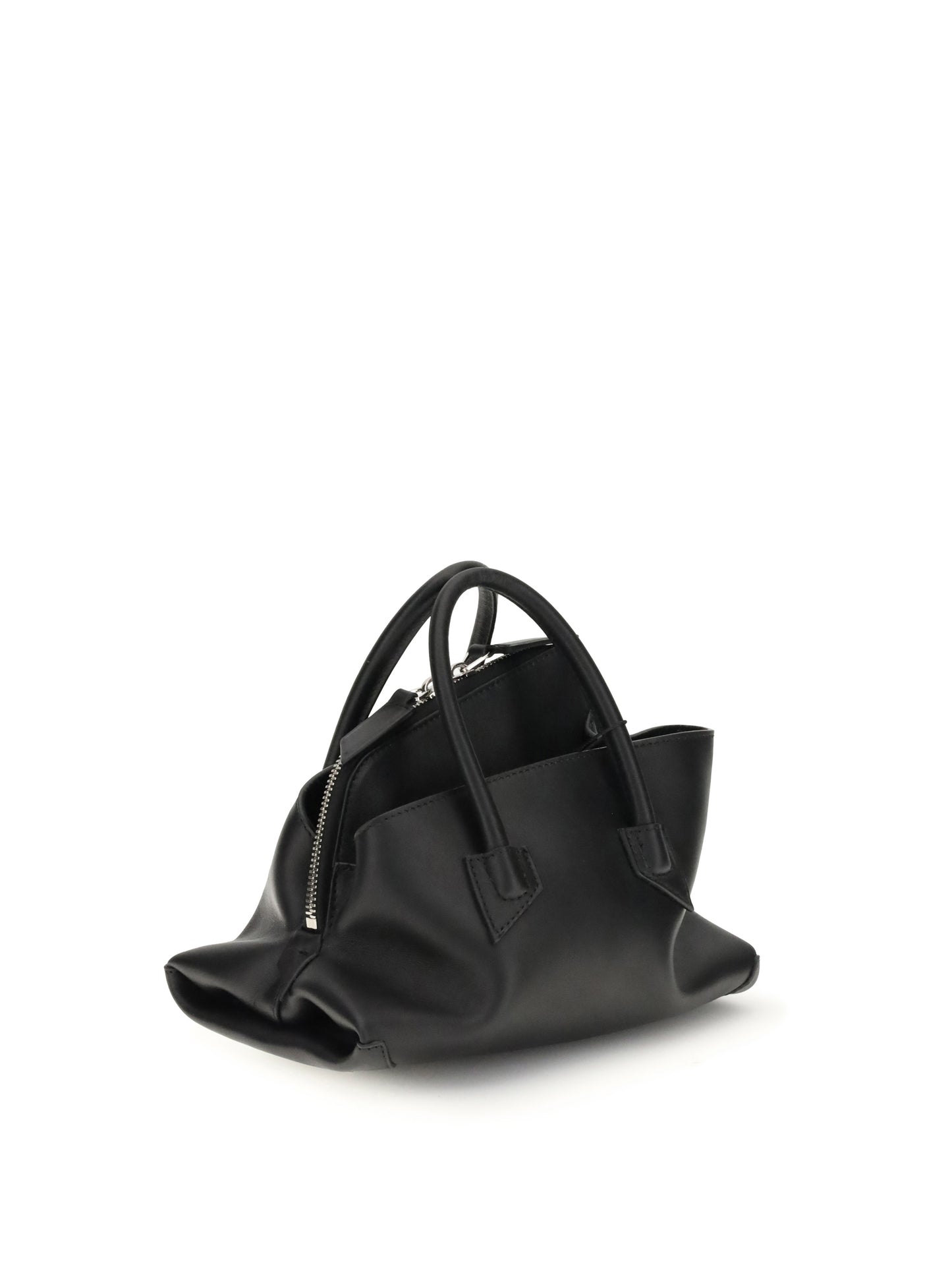 The Attico Women La Passeggiata Mini Leather Handbag THE ATTICO