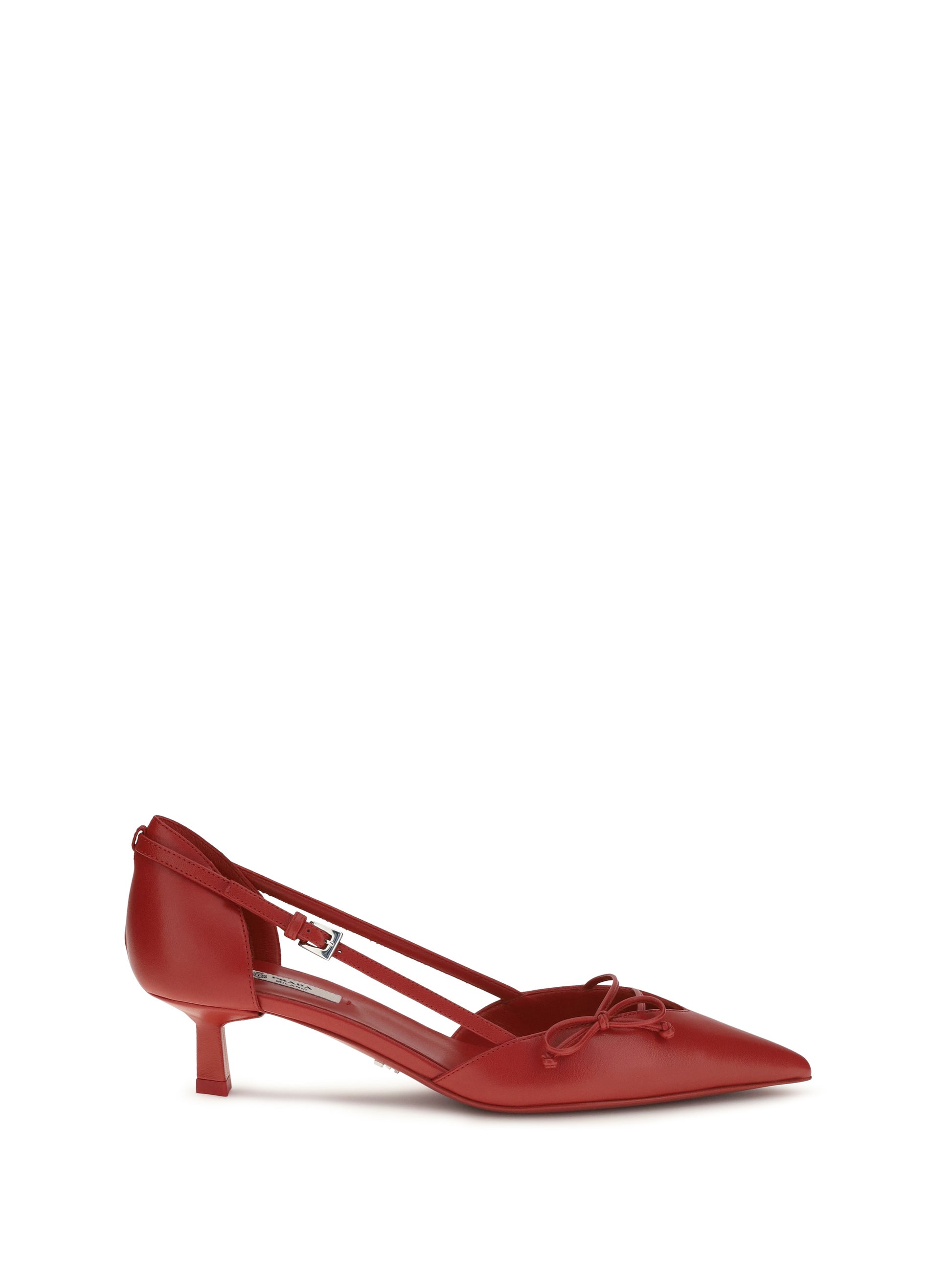 Prada Women Side-Cut Leather Pumps PRADA