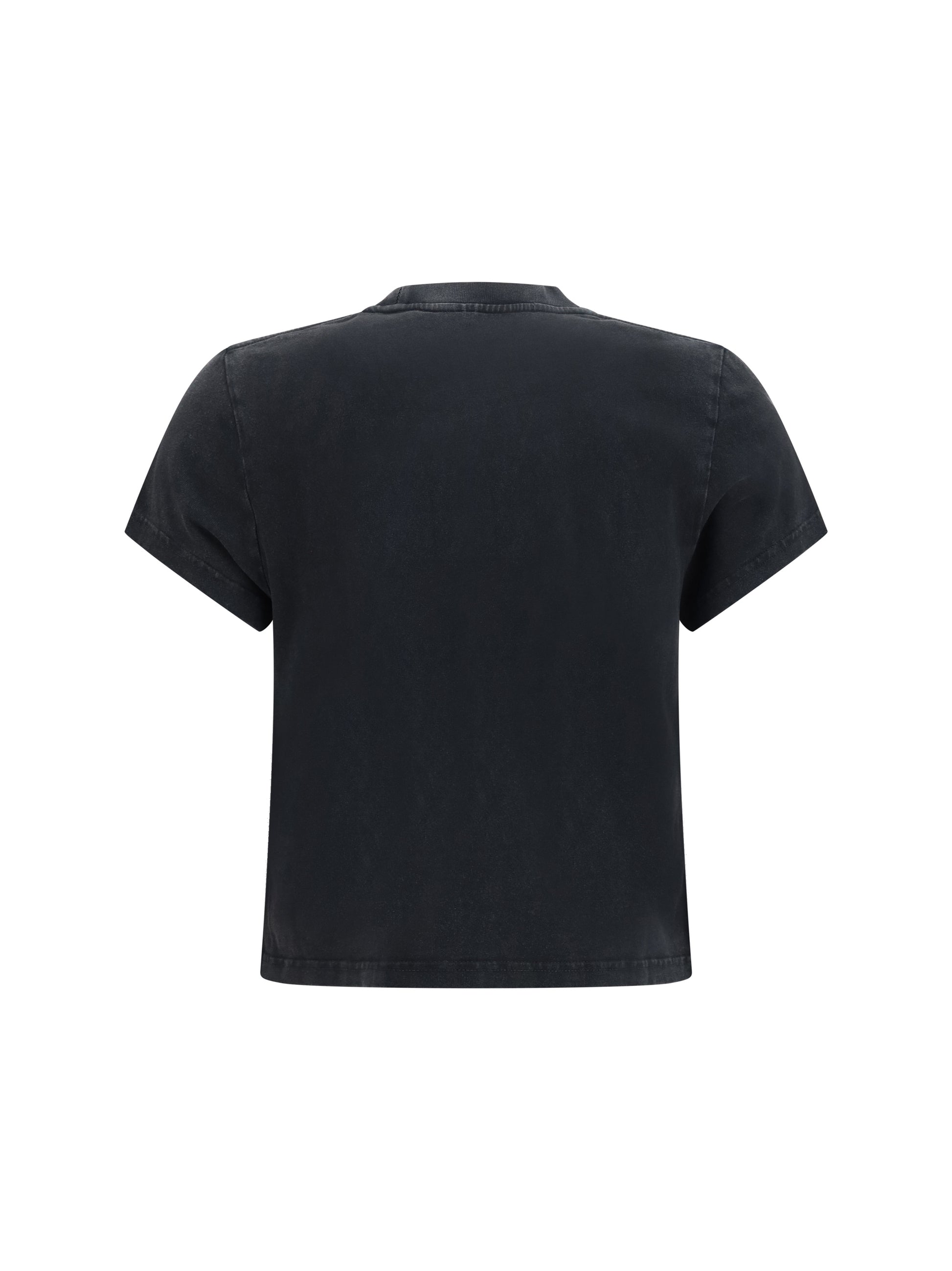 Alexander Wang Women Short-Sleeve T-Shirt With Central Logo Print ALEXANDER WANG