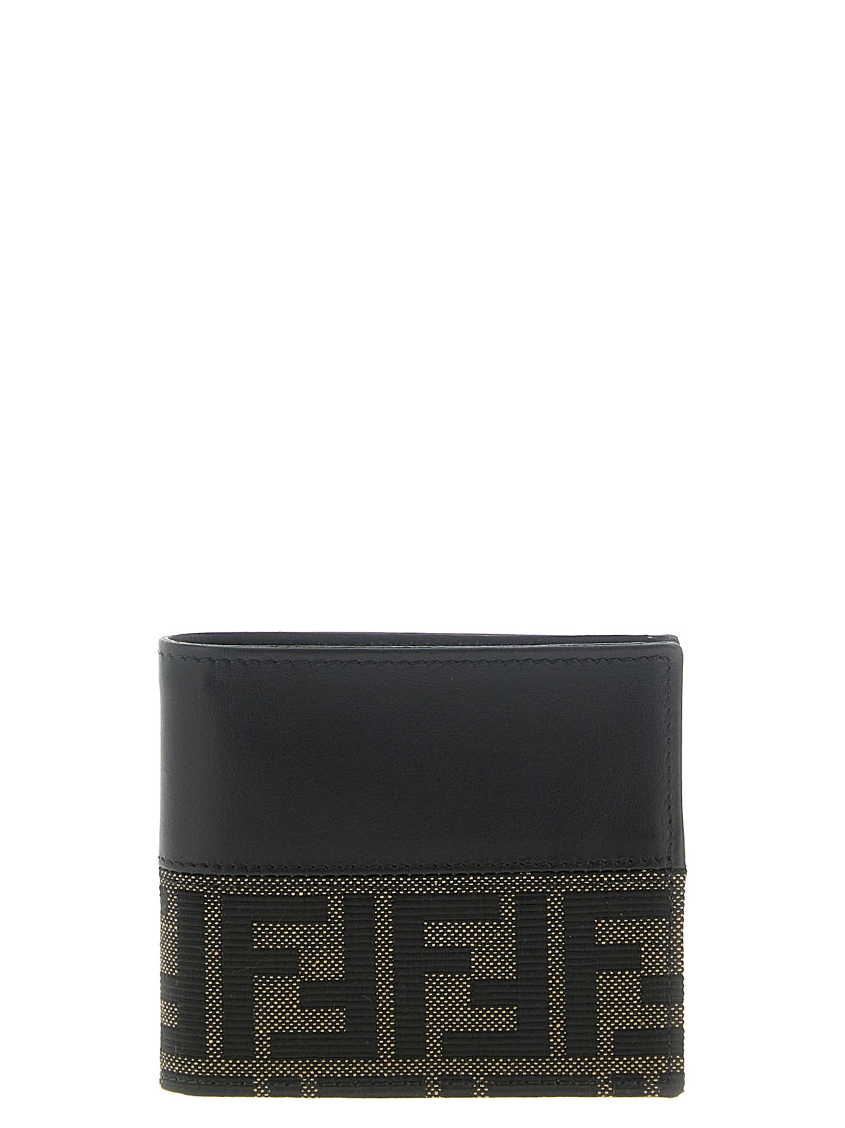 Fendi Men Two-Color Ff Jacquard Wallet FENDI