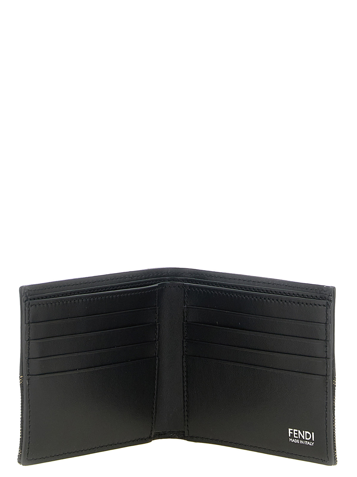 Fendi Men Two-Color Ff Jacquard Wallet FENDI