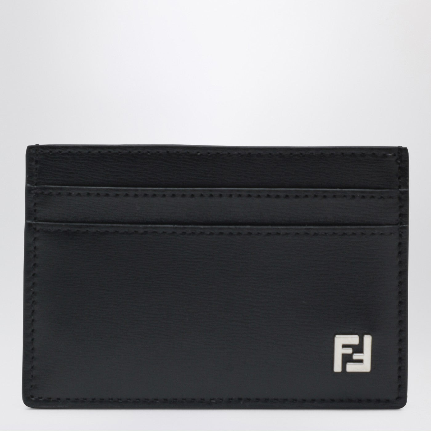 Fendi Ff Squared Card Holder Black Men FENDI