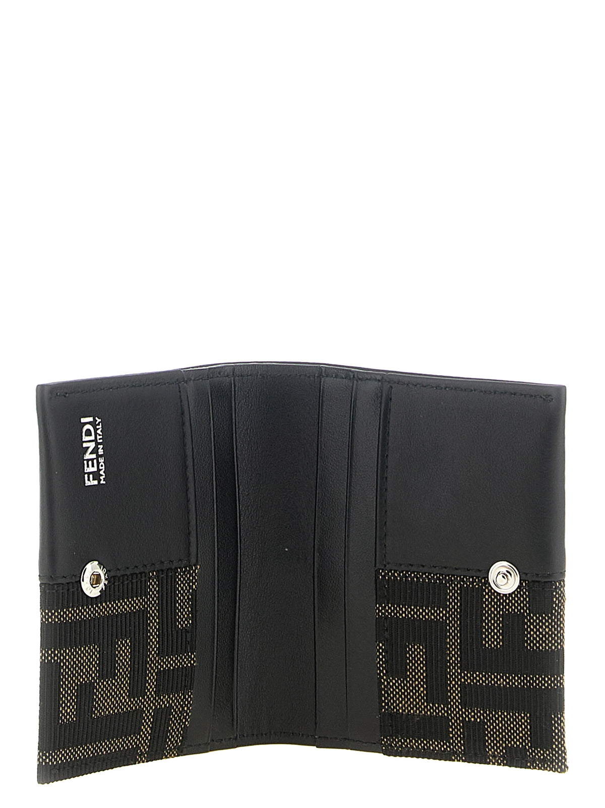 Fendi Men Ff Jacquard Bicolor Card Holder FENDI