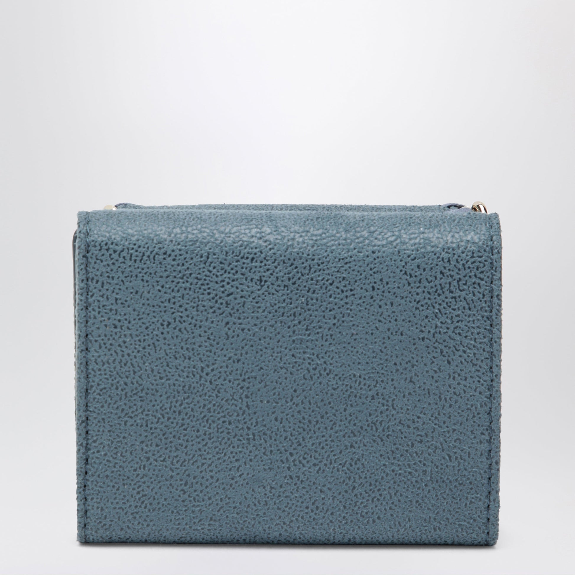 Stella Mccartney Light Blue Falabella Trifold Wallet With Chain Women STELLA MCCARTNEY