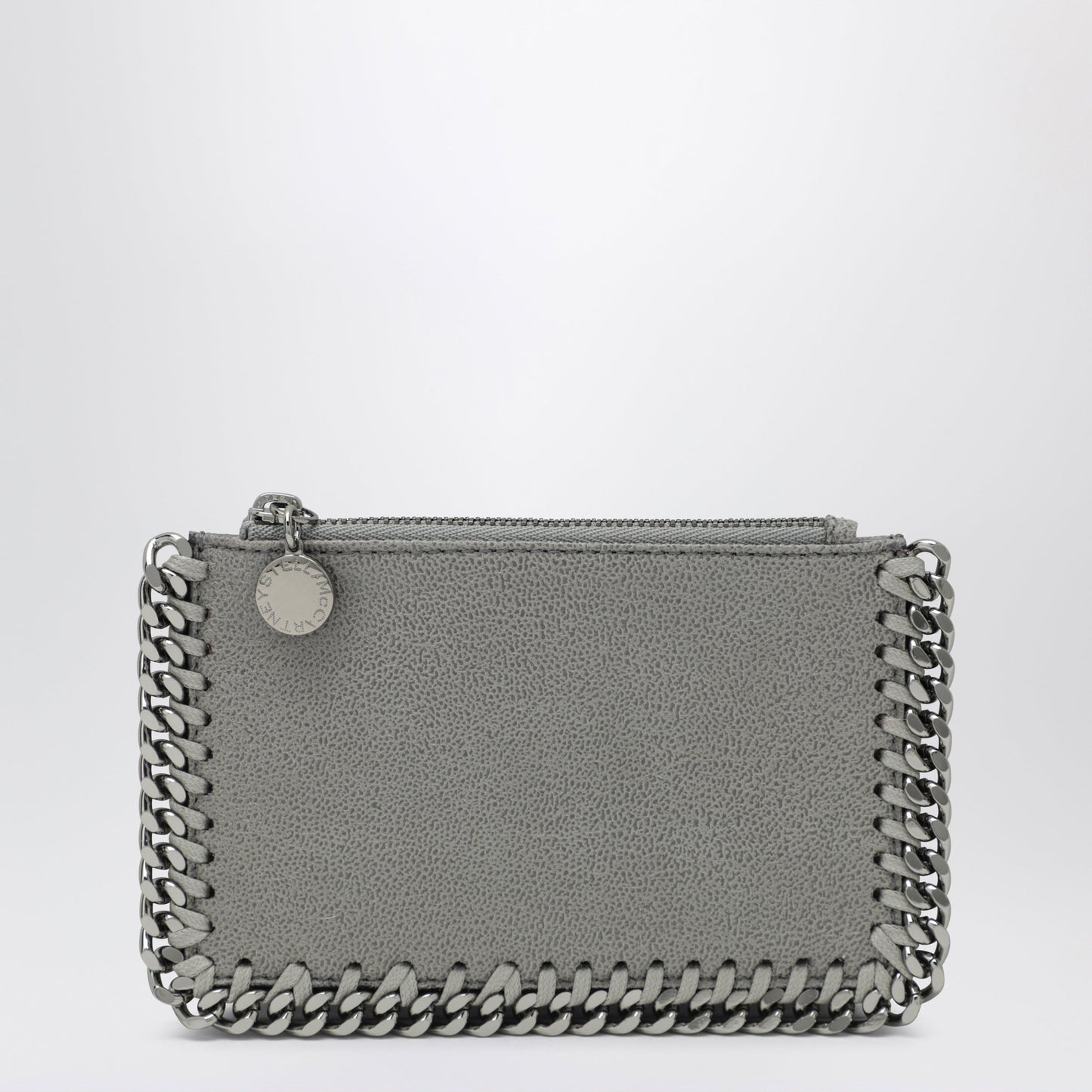 Stella Mccartney Light Grey Falabella Card Holder Women STELLA MCCARTNEY