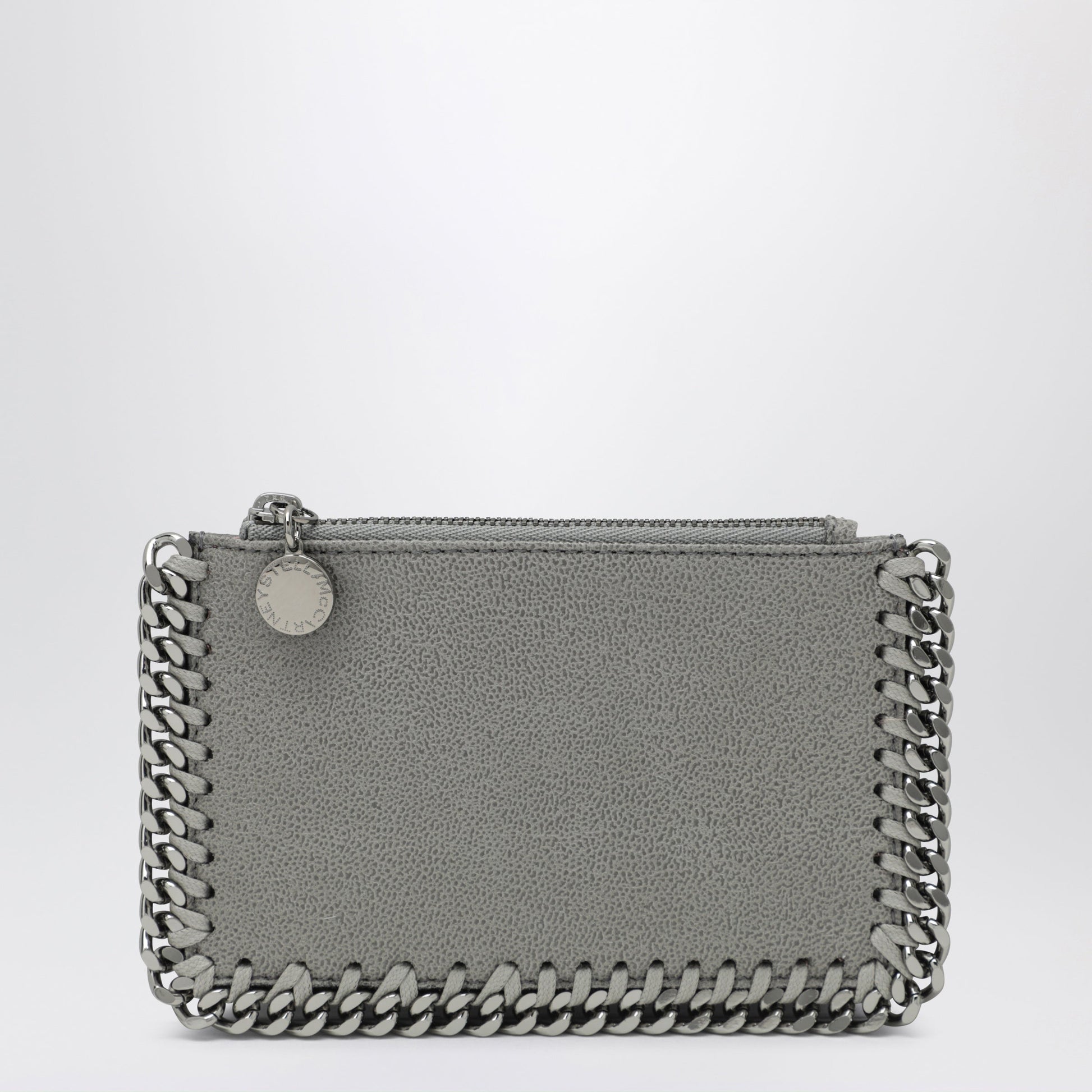 Stella Mccartney Light Grey Falabella Card Holder Women STELLA MCCARTNEY
