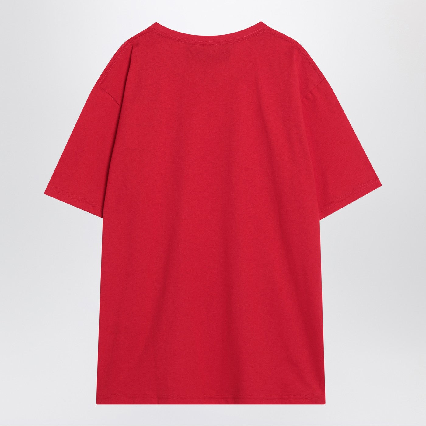 Valentino Red T-Shirt With Le Chat De La Maison Print Men VALENTINO