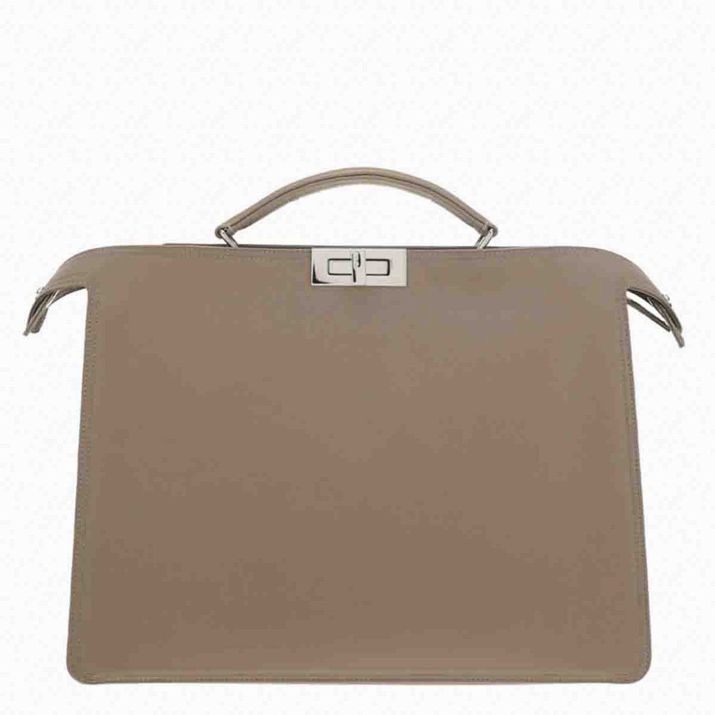 Fendi Beige Peekaboo Iseeu Medium Bag In Nylon Men FENDI