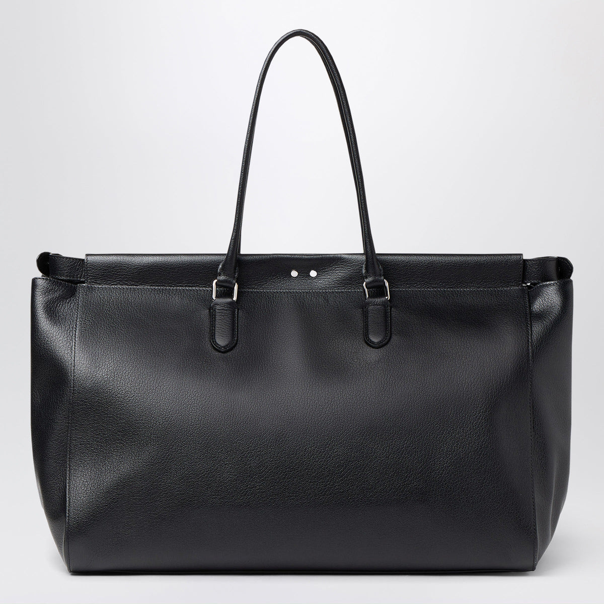 Fendi Peekaboo Tote Large Bag In Black Calfskin Men FENDI
