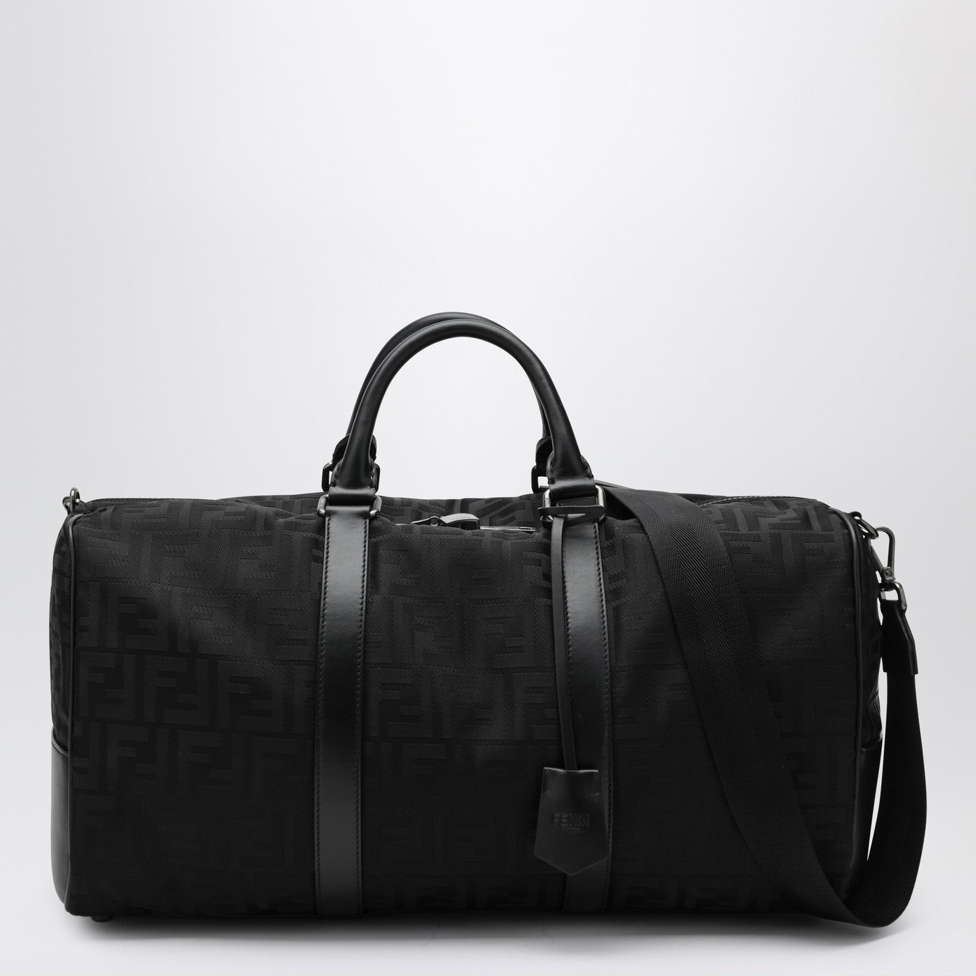 Fendi Black Ff Nylon Travel Bag Men FENDI