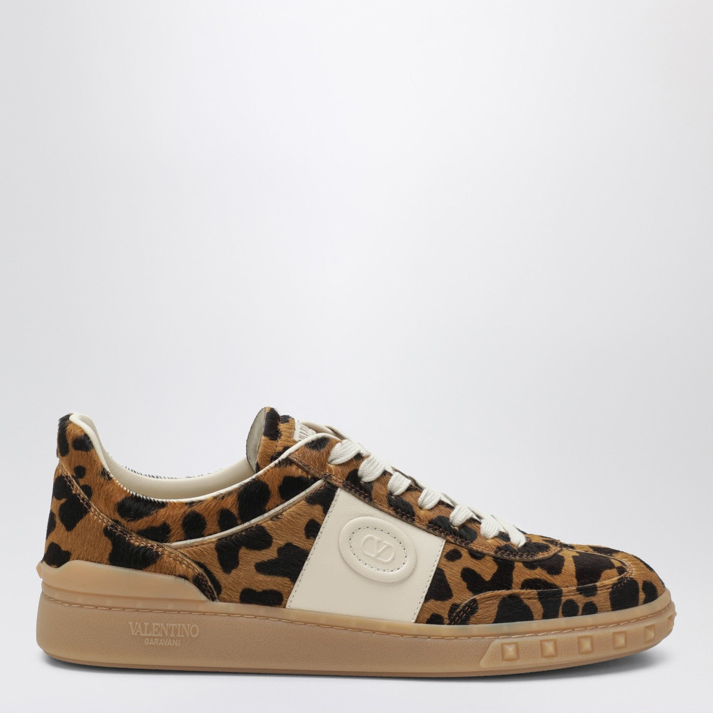 Valentino Garavani Upvillage Sneakers In Pony-Effect Calfskin Women VALENTINO GARAVANI