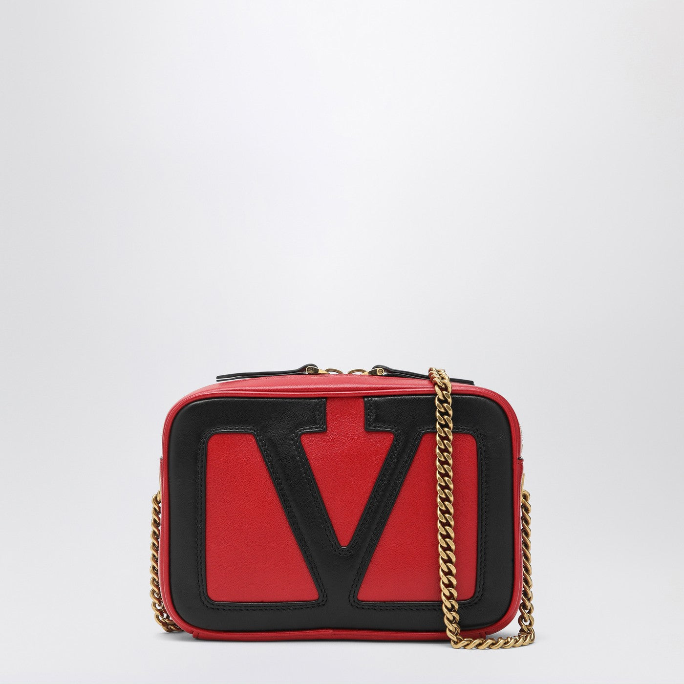 Valentino Garavani Viva Superstar Chain Belt Bag Red/Black Women VALENTINO GARAVANI