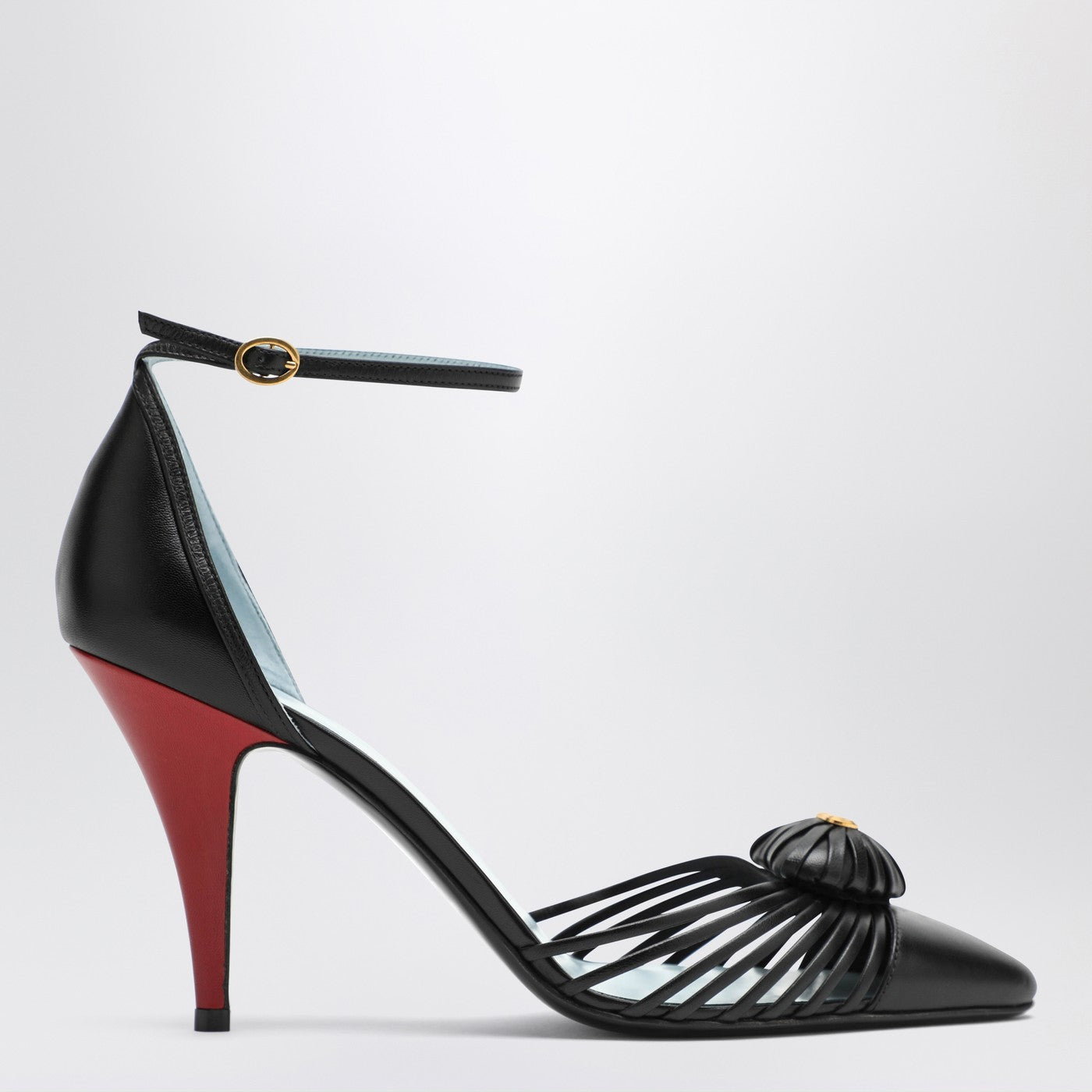Valentino Garavani Decollete Vg Sandal Royal Black Women VALENTINO GARAVANI