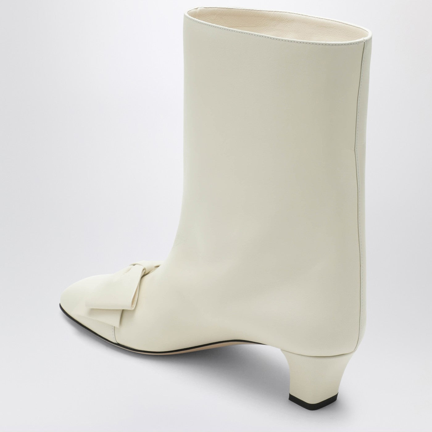 Valentino Garavani Ivory Bowow Ankle Boots Women VALENTINO GARAVANI