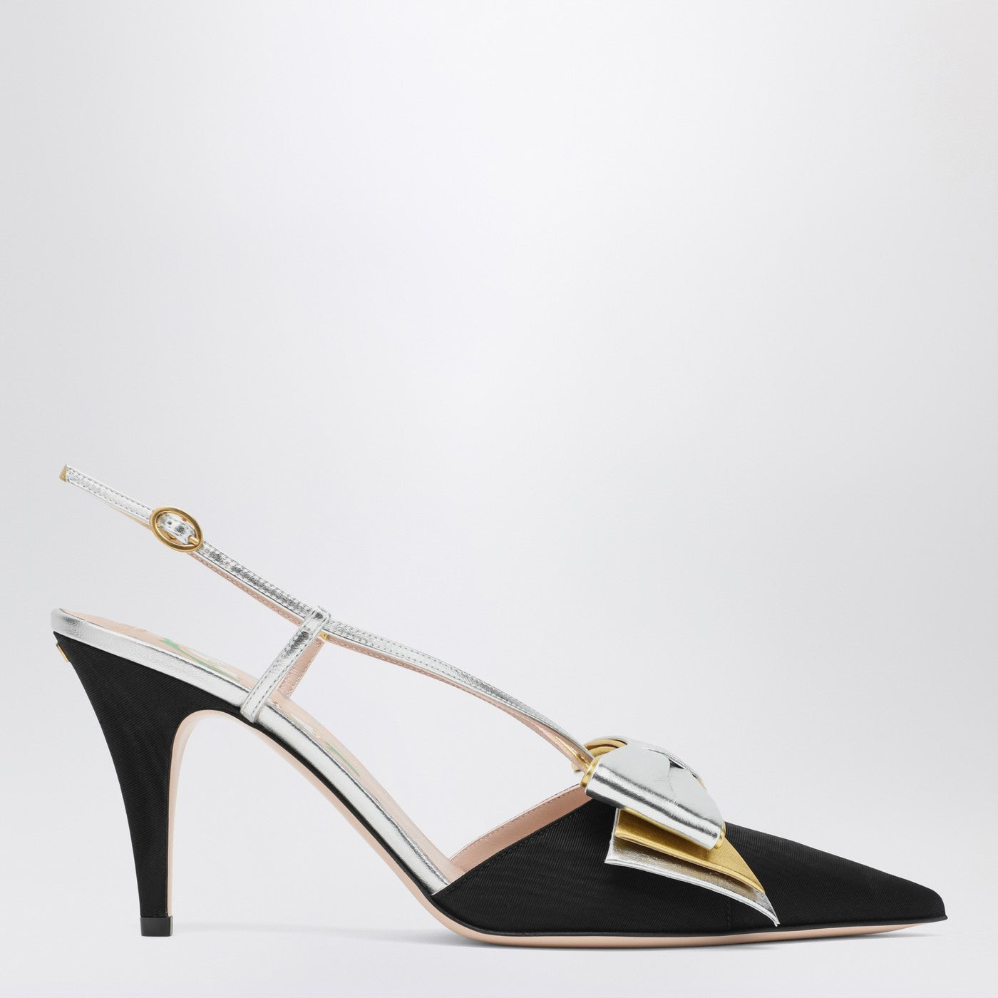 Valentino Garavani Slingback Bowow Pumps Black With Bow Women VALENTINO GARAVANI