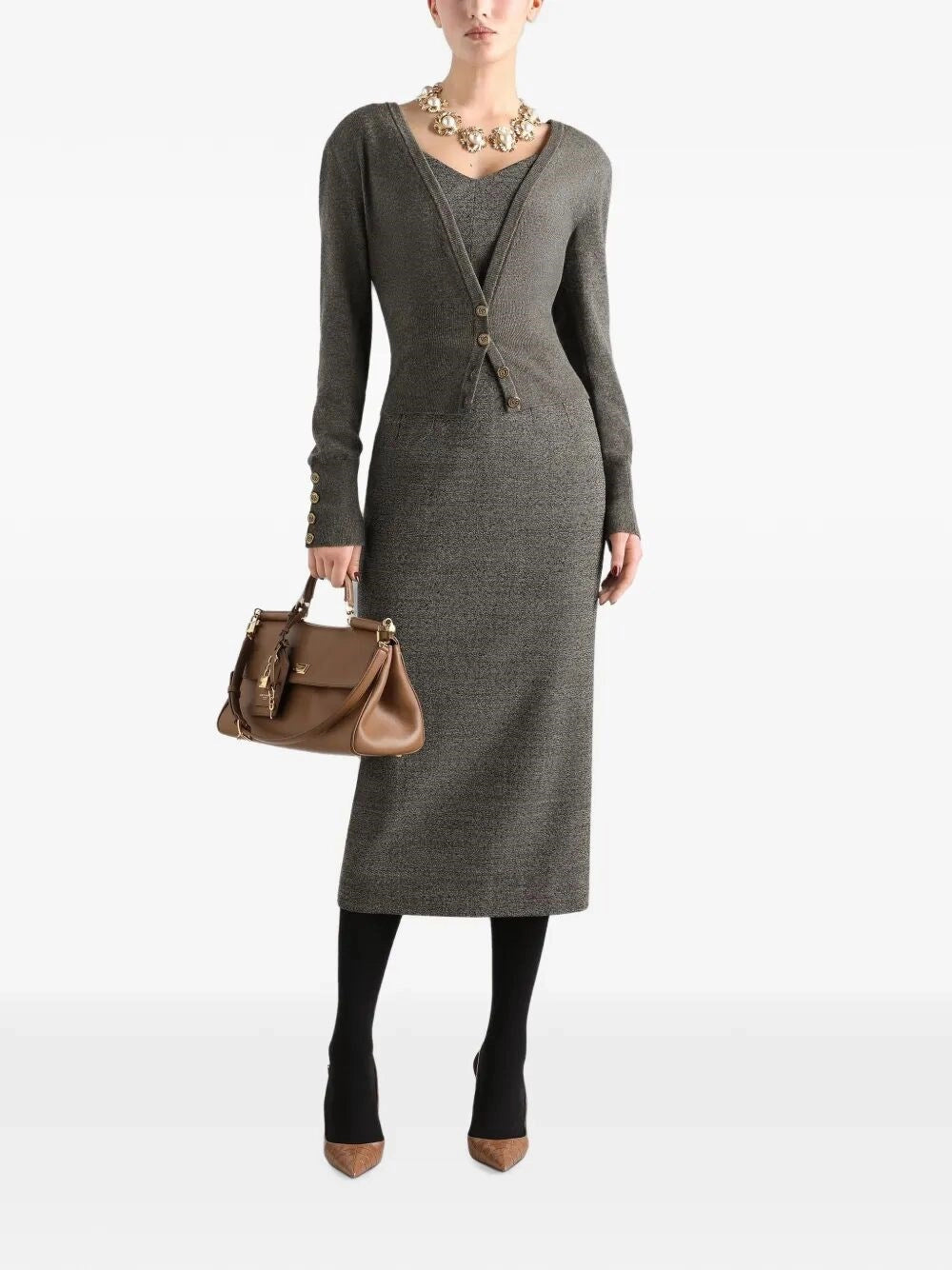 Dolce & Gabbana Women Wool Dress DOLCE & GABBANA