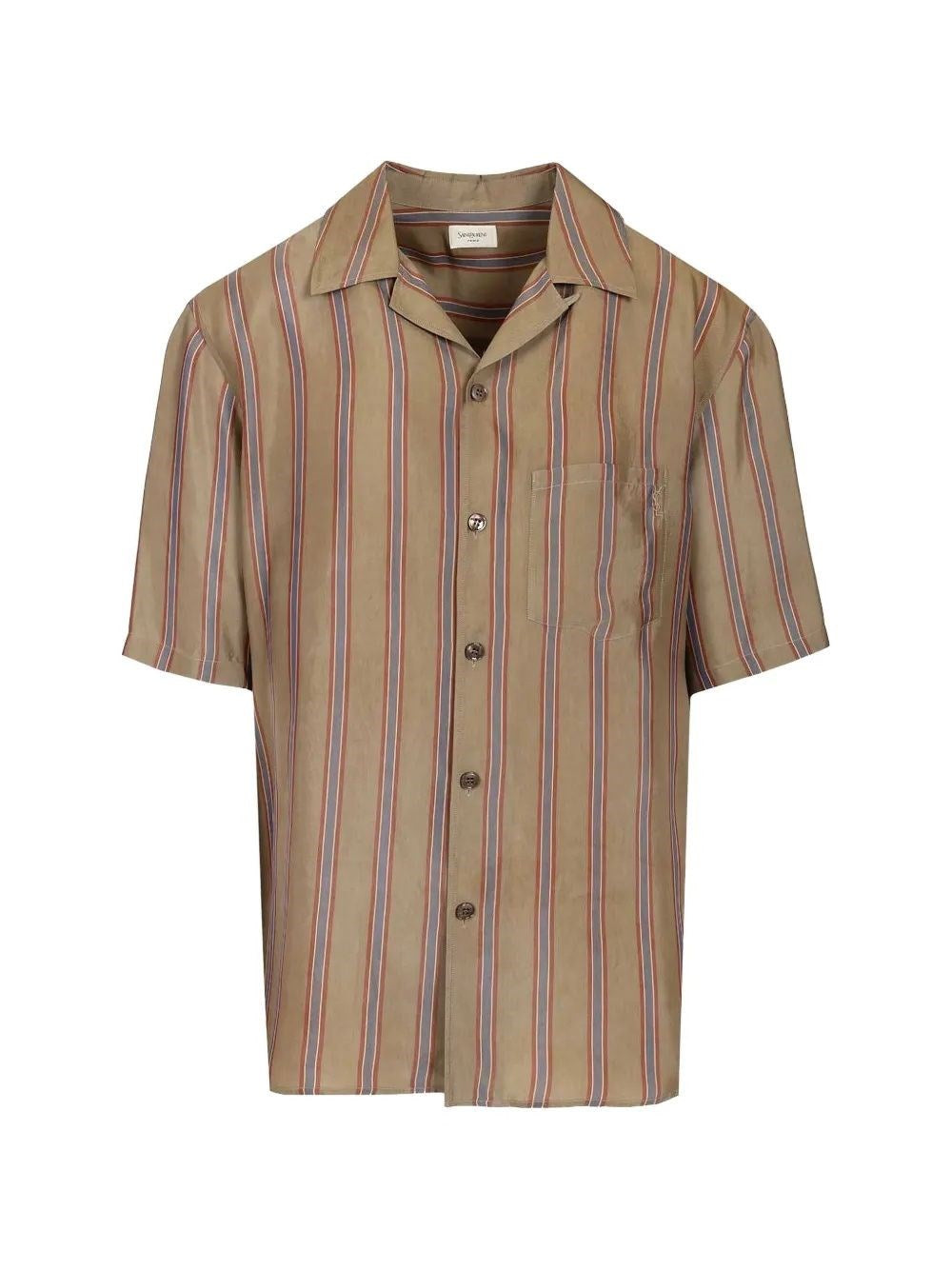 Saint Laurent Men Casandre Striped Shirt SAINT LAURENT
