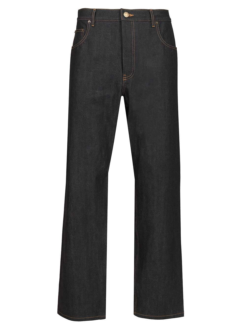 Thom Browne Men Selvedge Denim Pants THOM BROWNE