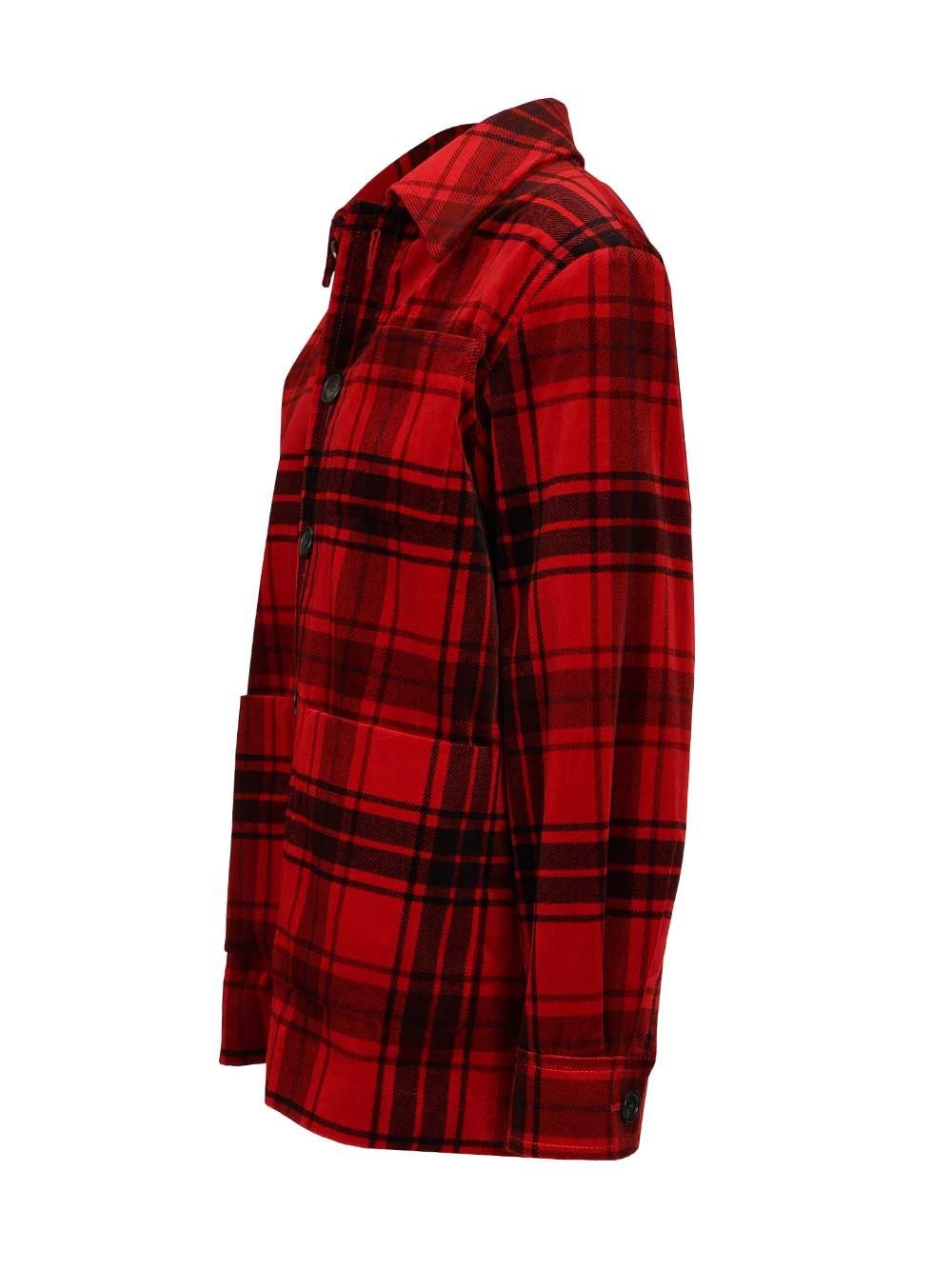 Saint Laurent Women Tartan Velvet Jacket SAINT LAURENT