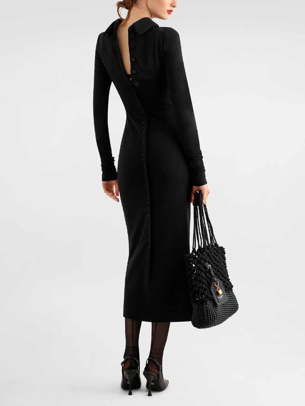 Dolce & Gabbana Women Wool Jersey Dress DOLCE & GABBANA