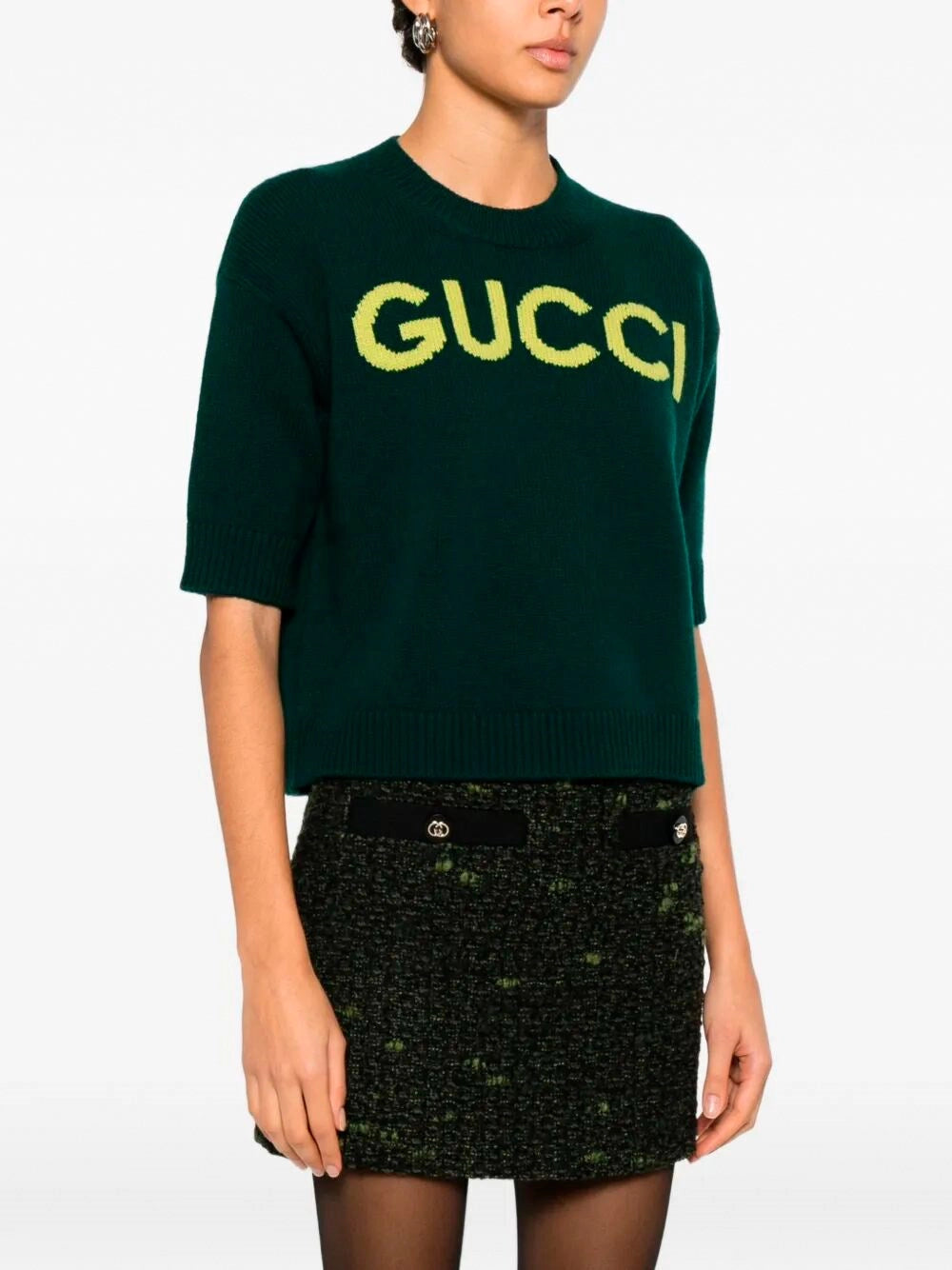 Gucci Women Short Sleeve Crew-Neck Top GUCCI