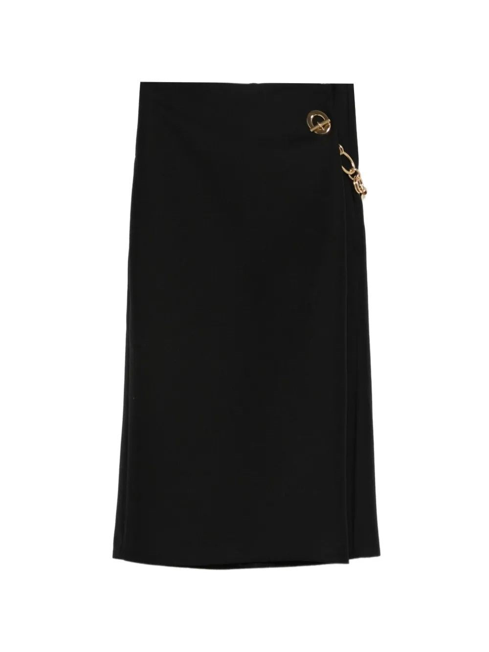 Celine Women Mohair Wool Midi Skirt CELINE