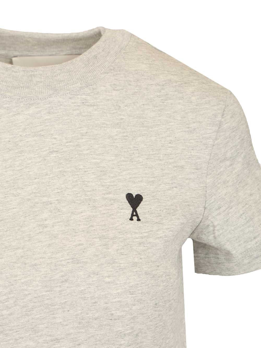 Ami Women Ami De Coeur Crew Neck T-Shirt AMI PARIS