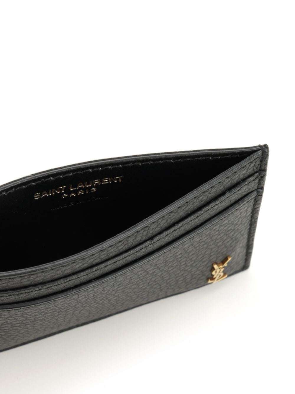 Saint Laurent Men Tiny Cassandre Card Holder SAINT LAURENT