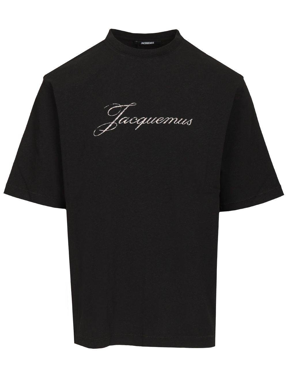 Jacquemus Men T-Shirt With Writing JACQUEMUS