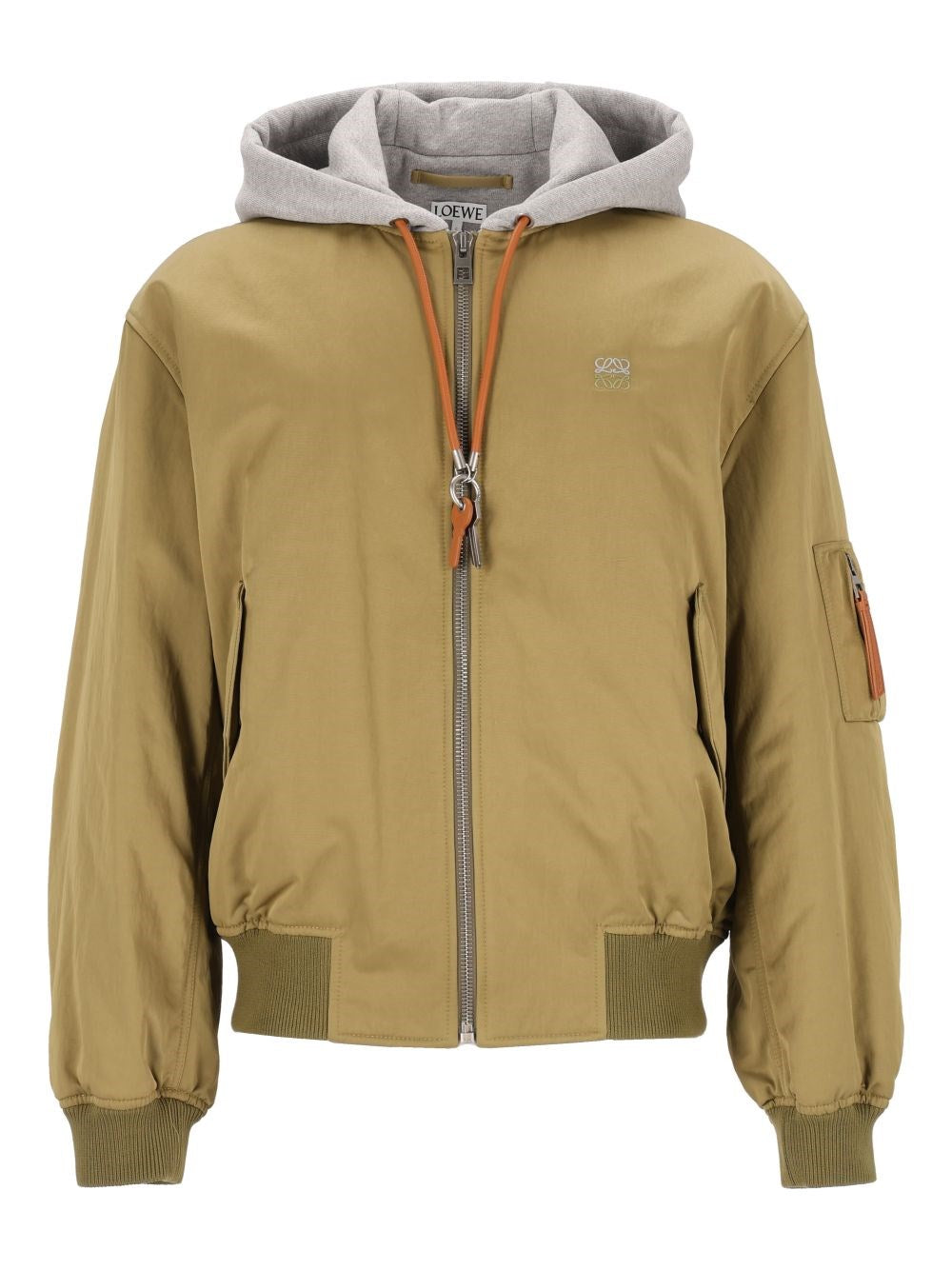 Loewe Men Technical Fabric Bomber Jacket LOEWE