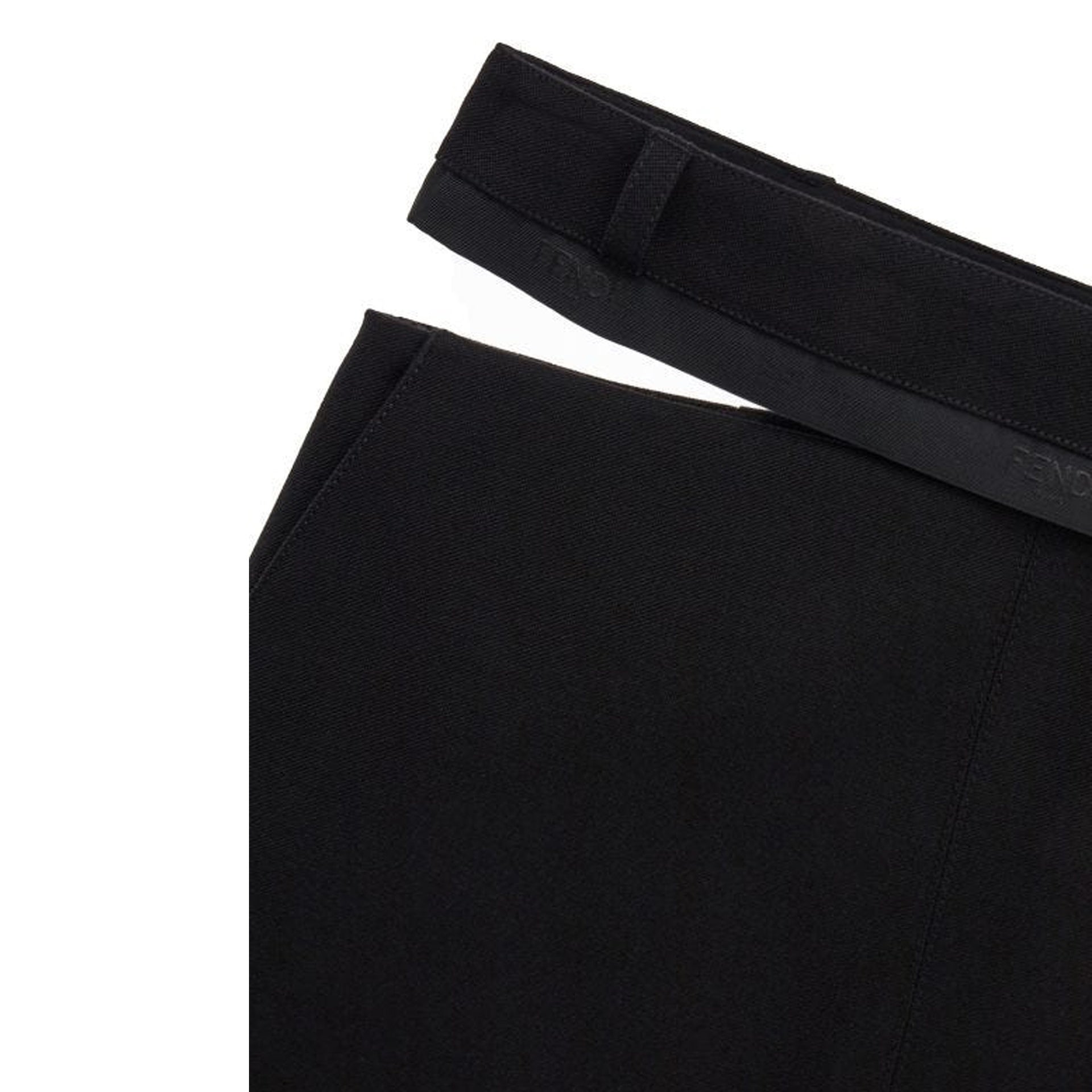 Fendi Virgin Wool Grain De Poud Skirt Women FENDI