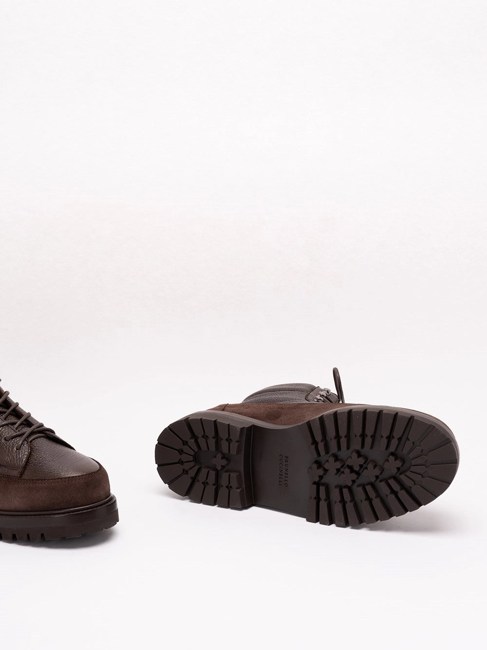 Brunello Cucinelli Men Leather Explorer Boots BRUNELLO CUCINELLI