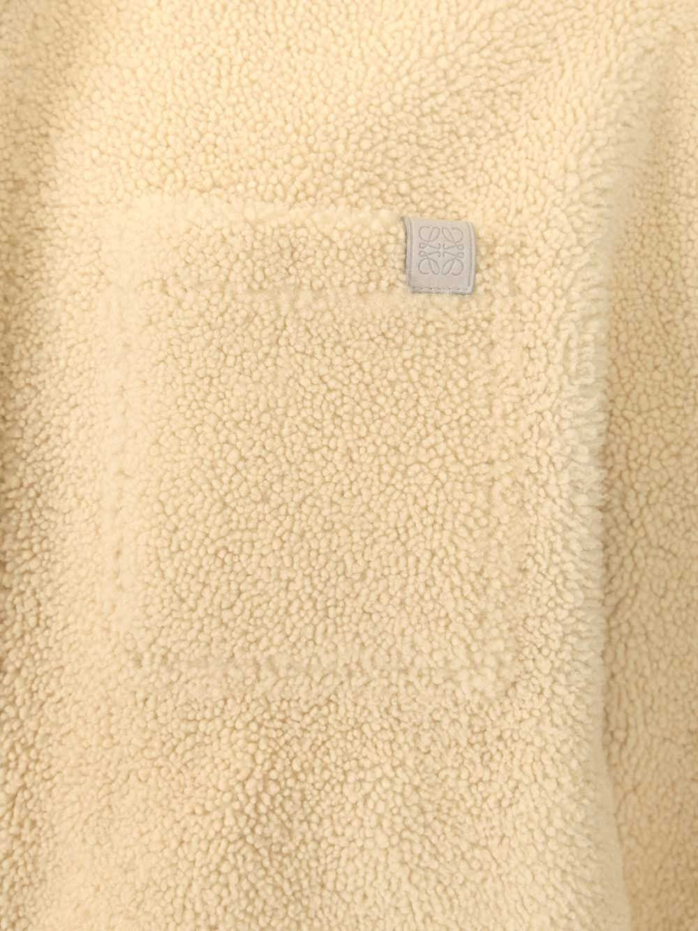 Loewe Men Shearling Overshirt LOEWE