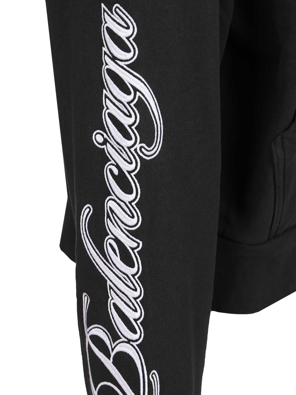 Balenciaga Men Cursive Oversized Hoodie