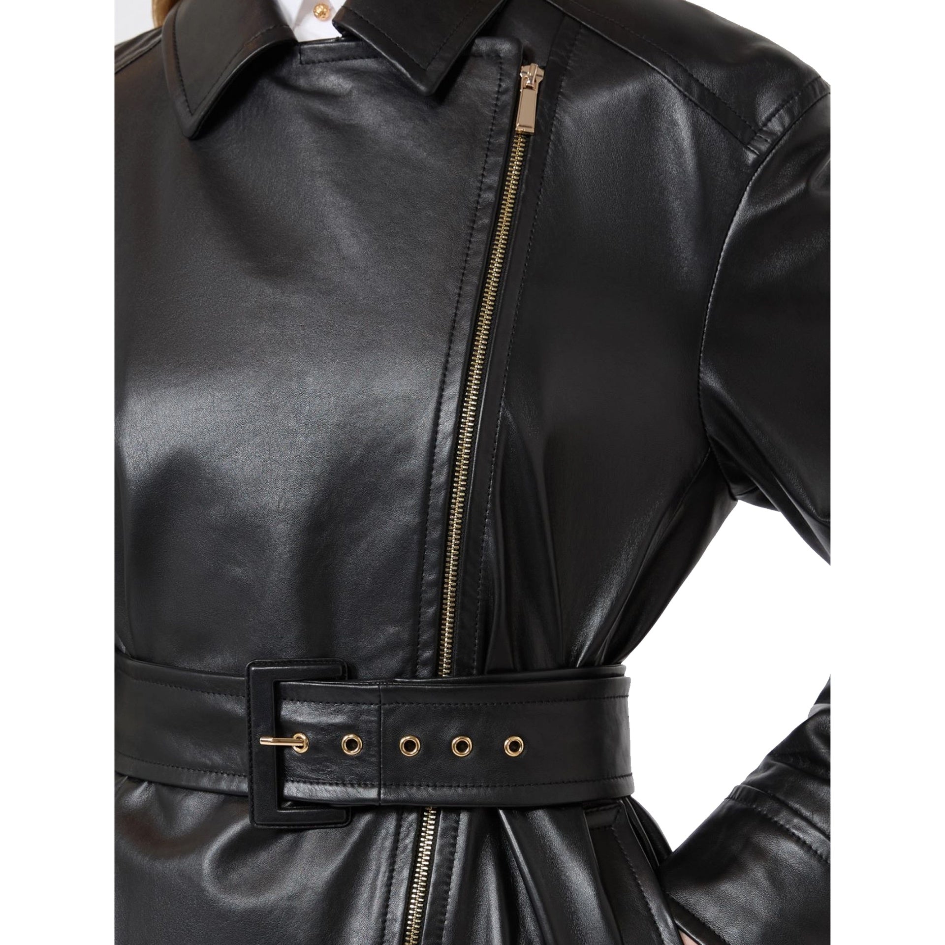 Max Mara Nappa Leather Giusto Jacket Women MAX MARA STUDIO
