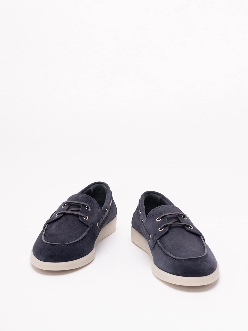 Prada Men Suede Boat Shoes PRADA