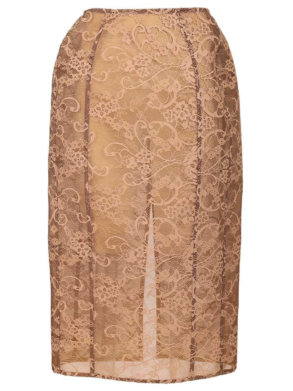 Acne Studios Women Lace Midi Skirt ACNE STUDIOS