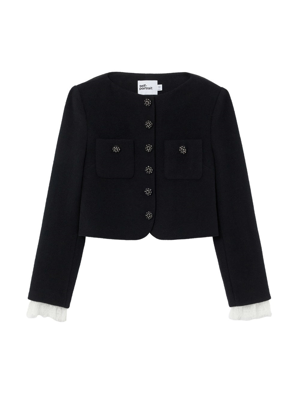 Self-Portrait Women Button Down Jacket SELF-PORTRAIT