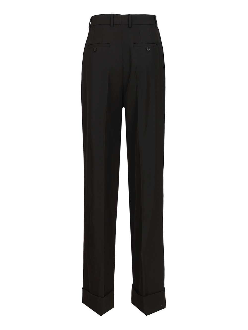 Dolce & Gabbana Women Wool Gabardine Trousers DOLCE & GABBANA
