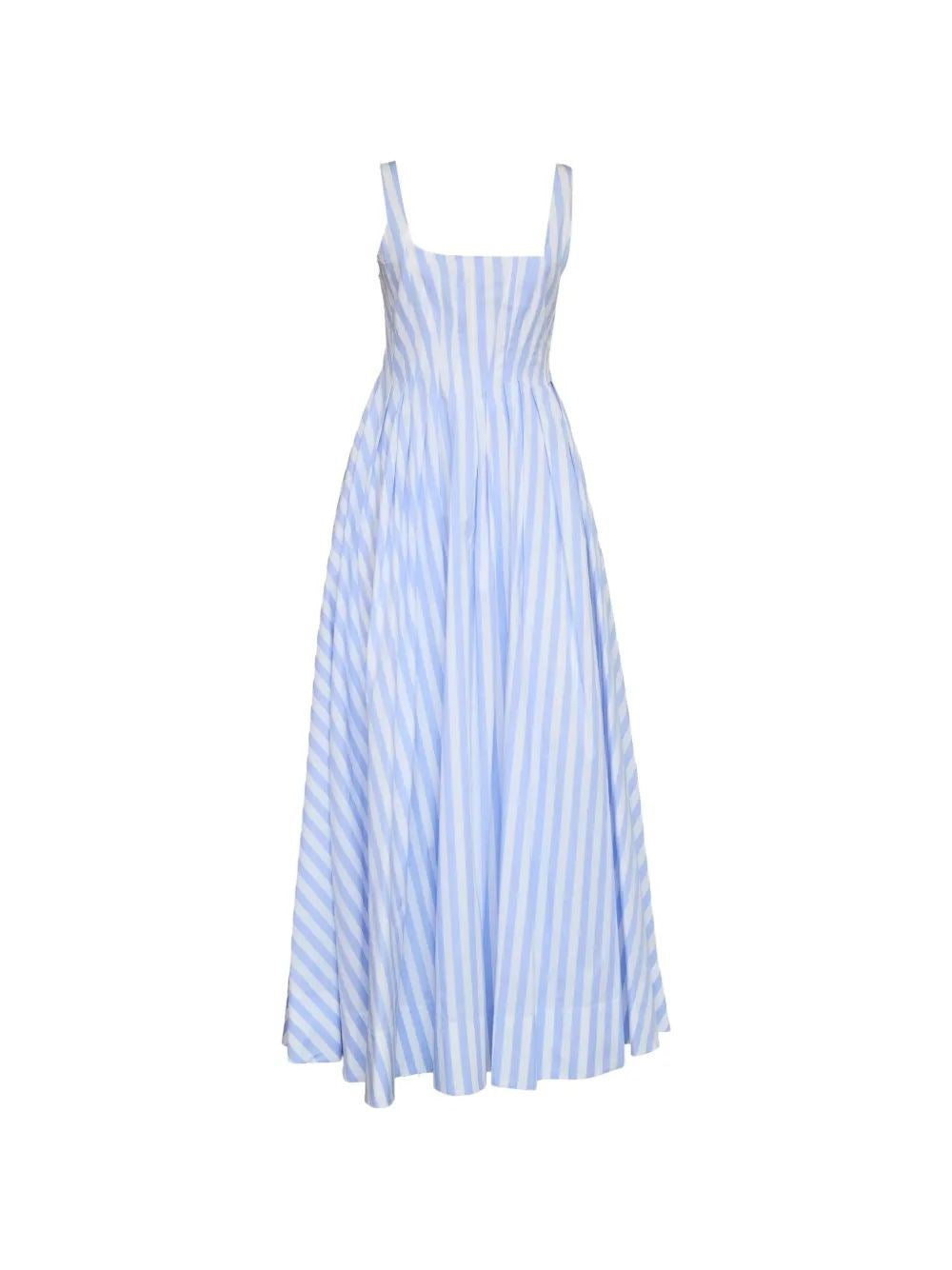 Sportmax Women Long Dress In Pure Cotton Poplin SPORTMAX