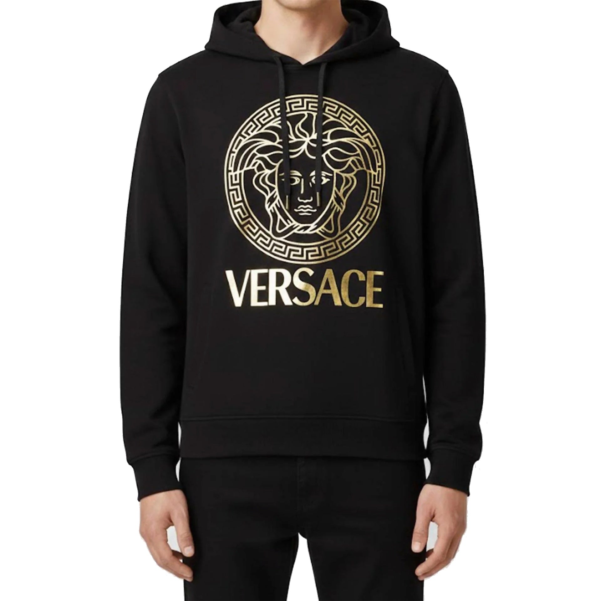 Versace Gold Medusa Logo Hoodie Men VERSACE