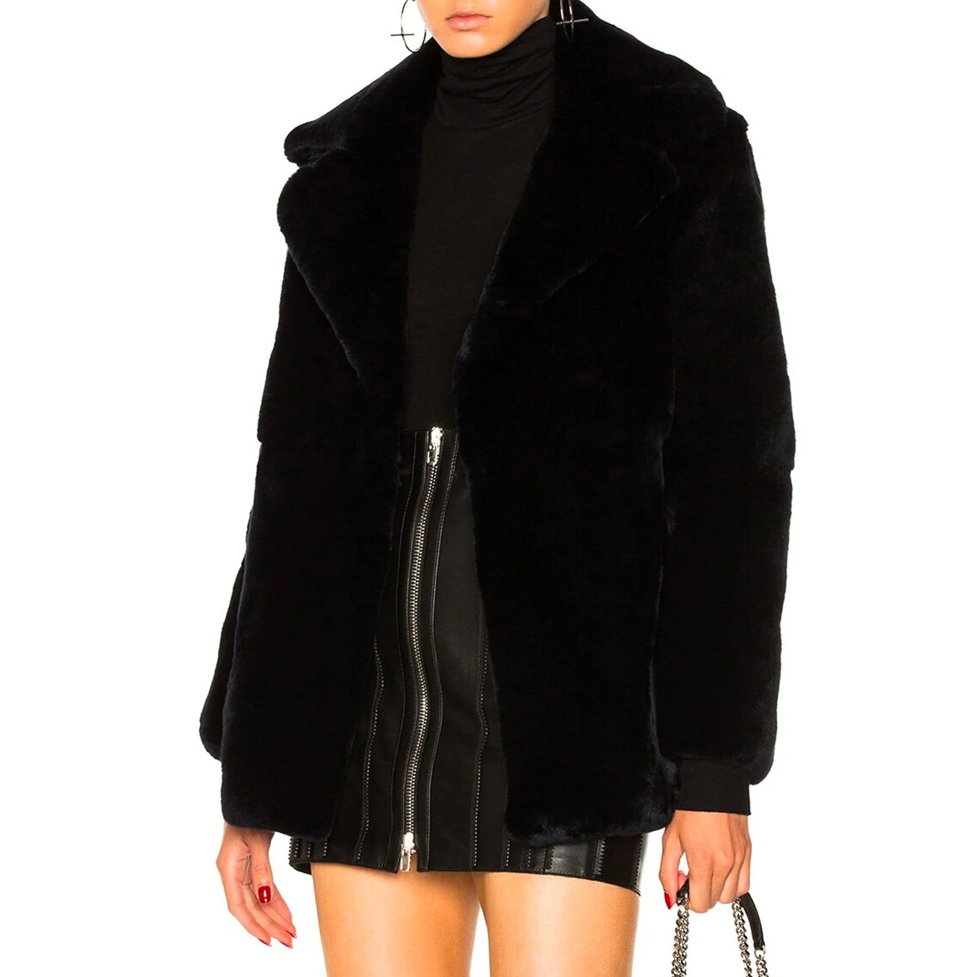 Alberta Ferretti Friday Rabbit Fur Jacket Women ALBERTA FERRETTI
