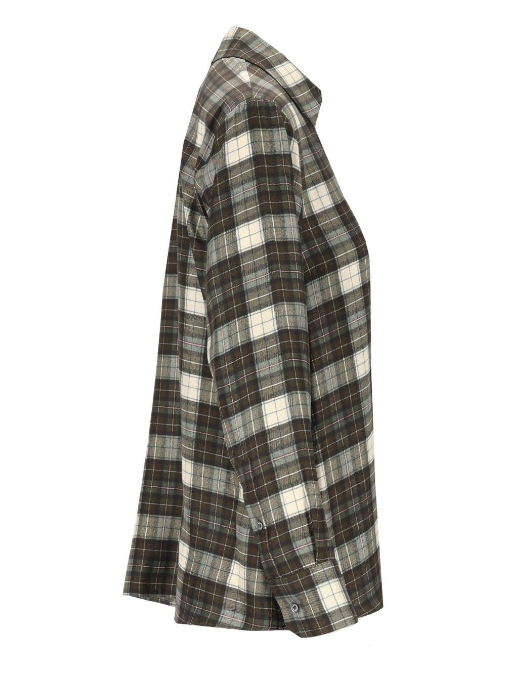 Weekend Max Mara Women Check Silk Twill Shirt WEEKEND MAX MARA