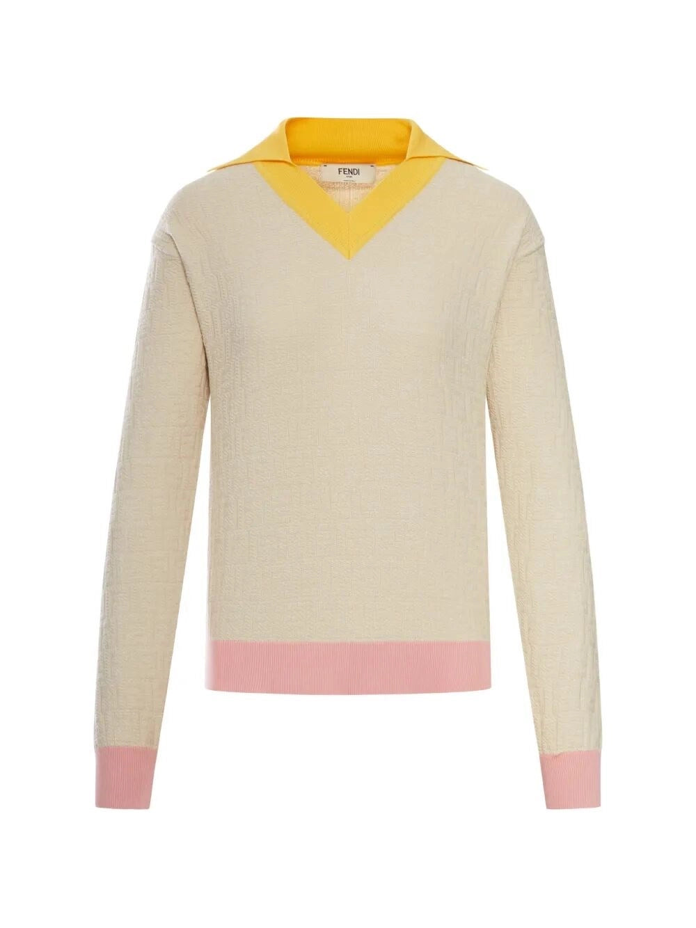 Fendi Women `Color Block Ff` Sweater FENDI