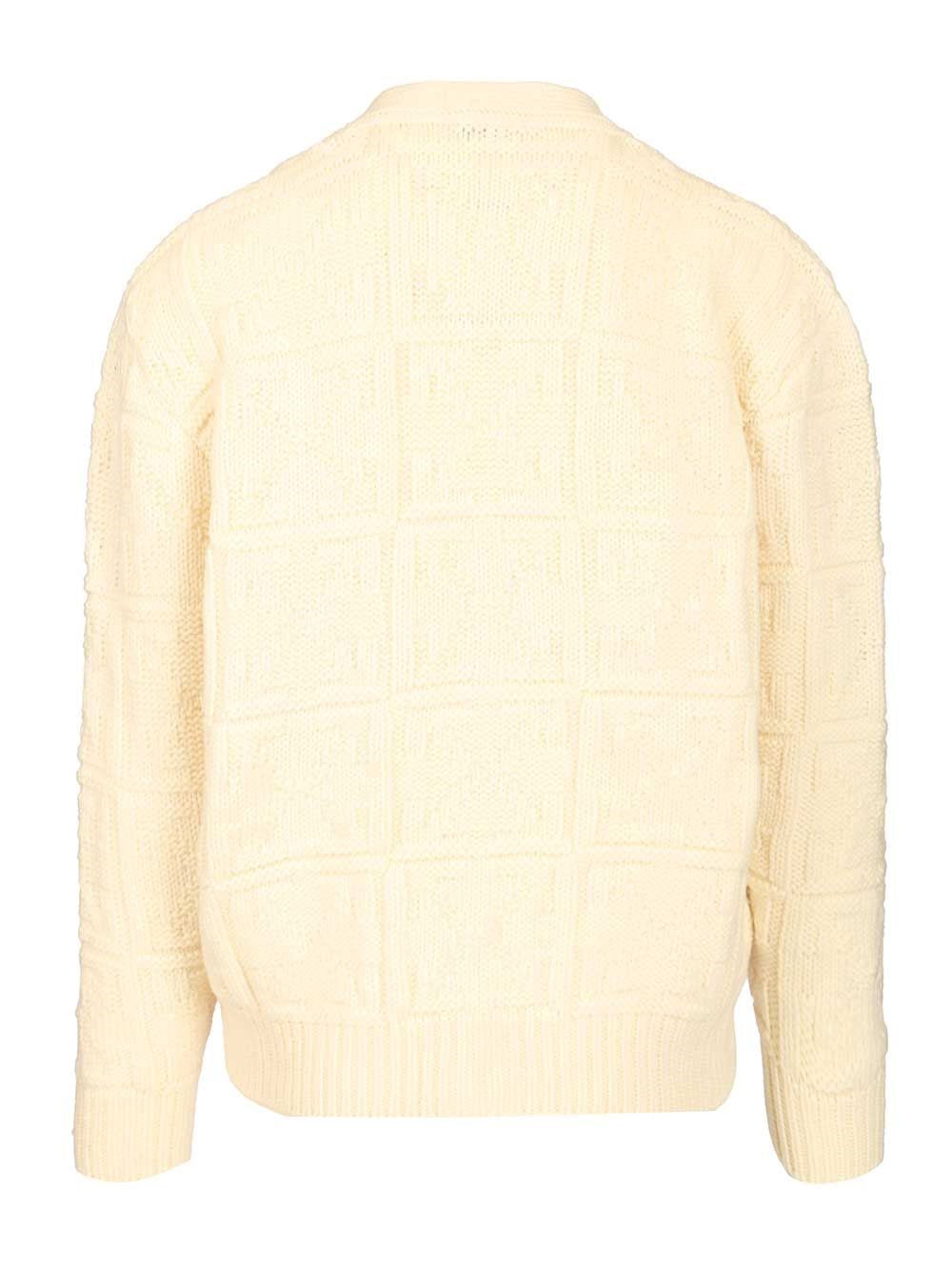 Off-White Men Arrow 3D Wool Cardigan OFF-WHITE