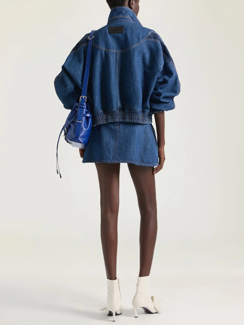 Givenchy Women Denim Bomber Jacket GIVENCHY