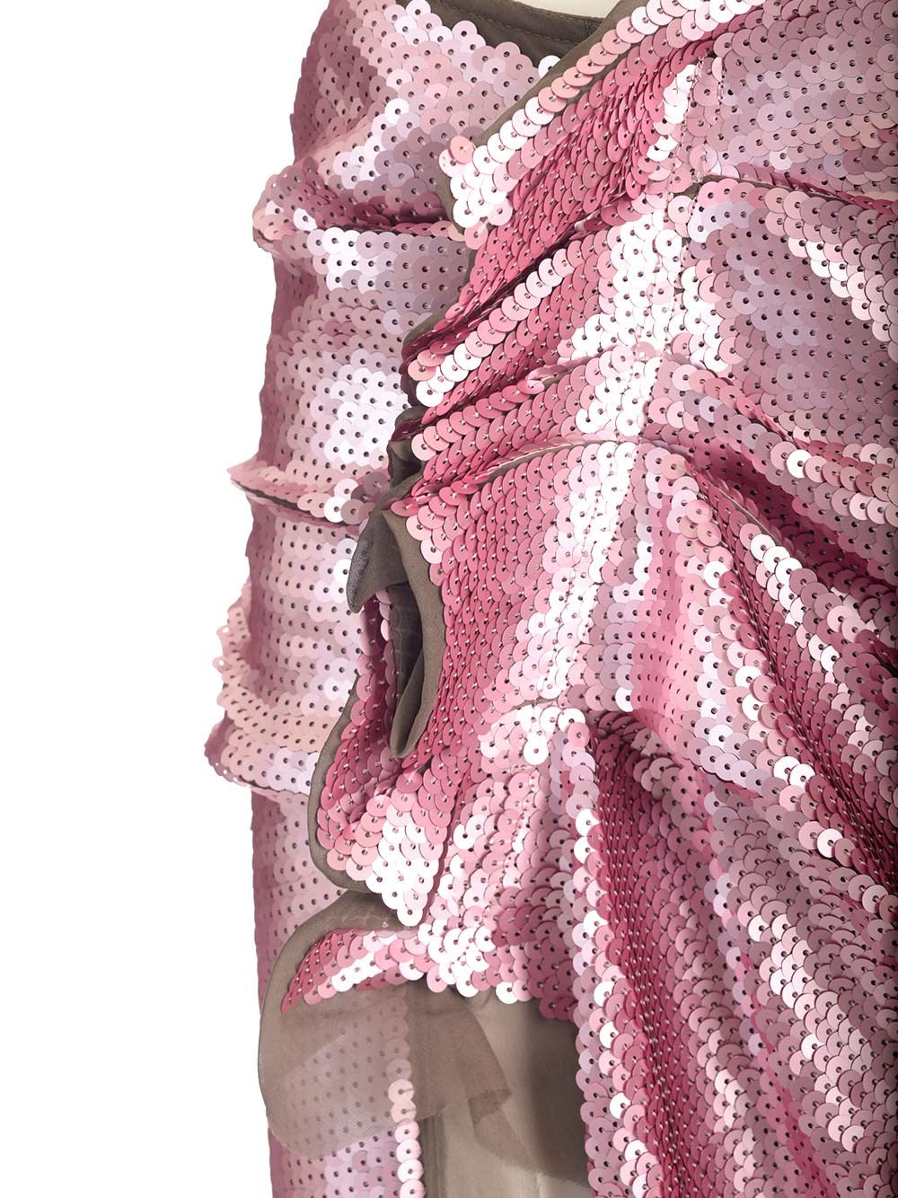 Rick Owens Women Long Skirt In Silk Chiffon With Sequins RICK OWENS