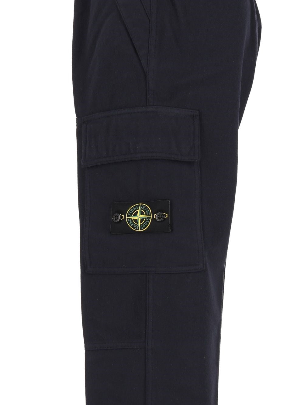 Stone Island Men Wool And Nylon Flannel Jogger Trousers STONE ISLAND