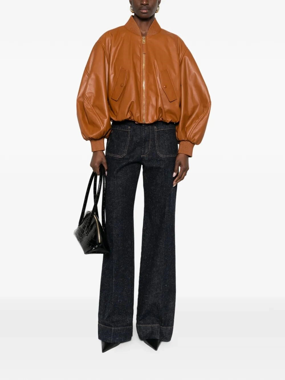 Givenchy Women Cropped Cocoon Bomber GIVENCHY