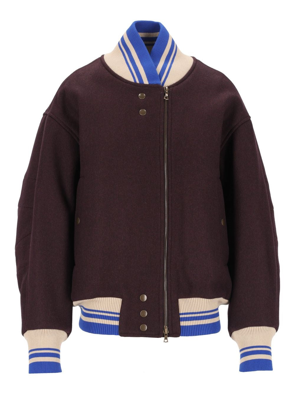 Dries Van Noten Women "Valdi" Wool-Blend Bomber Jacket DRIES VAN NOTEN